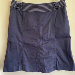 LILLY PULITZER Navy Button Accent 8 Panel Skirt Pink Label 4